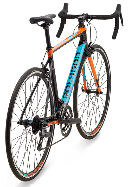 Фотография Велосипед POLYGON STRATTOS S2 28" (2020), размер M, Черно-оранжевый